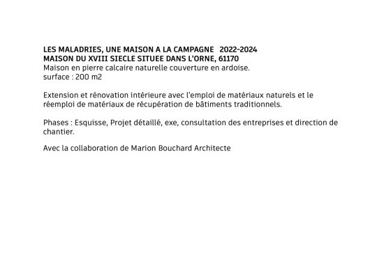 PROJET LES MALADRIES